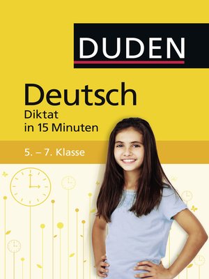 cover image of Deutsch in 15 Minuten--Diktat 5.-7. Klasse
